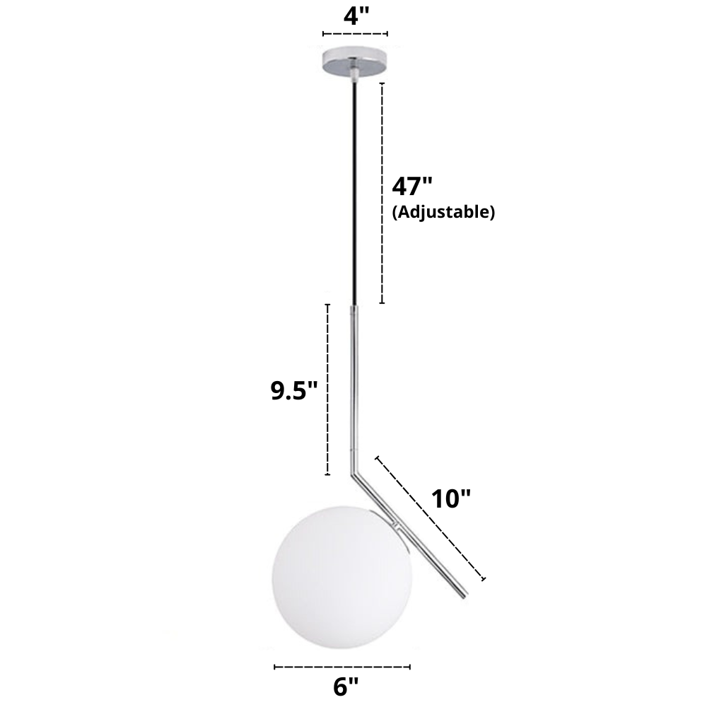 Nordic Glass Pendellampe Moderne Design 13