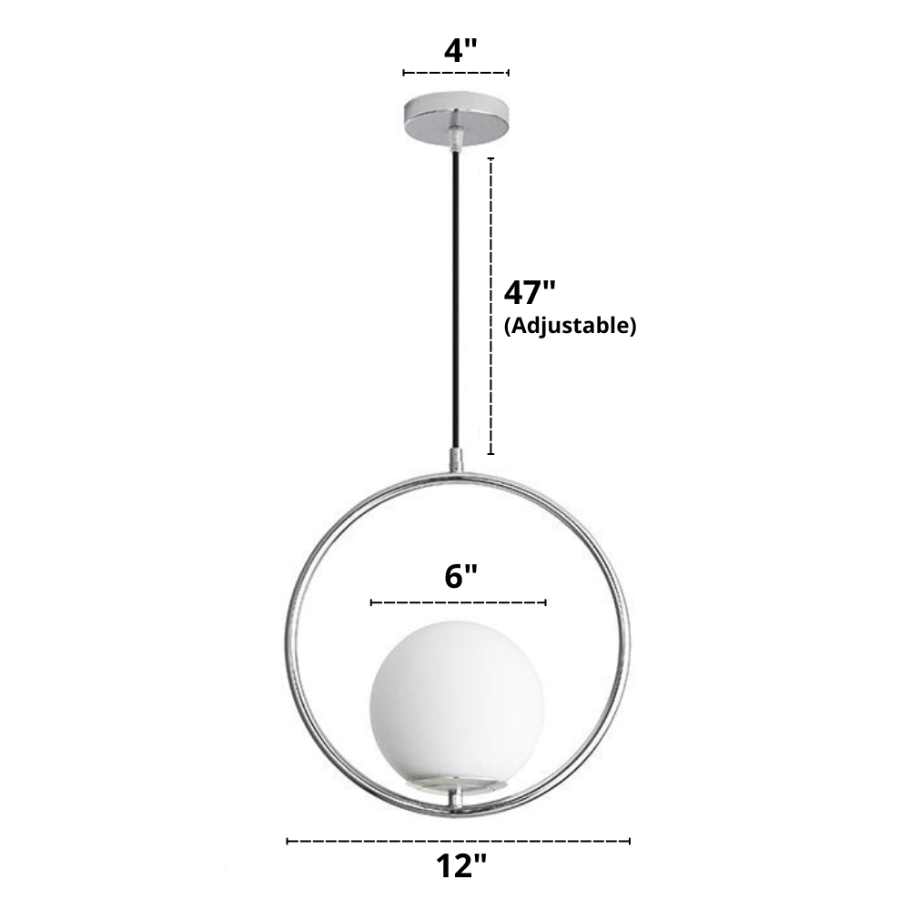 Nordic Glass Pendellampe Moderne Design 14