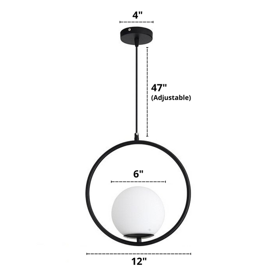 Nordic Glass Pendellampe Moderne Design 16