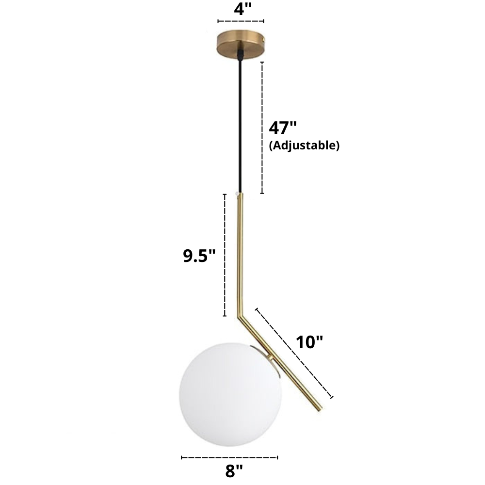 Nordic Glass Pendellampe Moderne Design 20