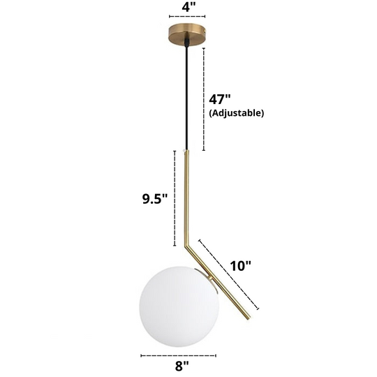 Nordic Glass Pendellampe Moderne Design 20