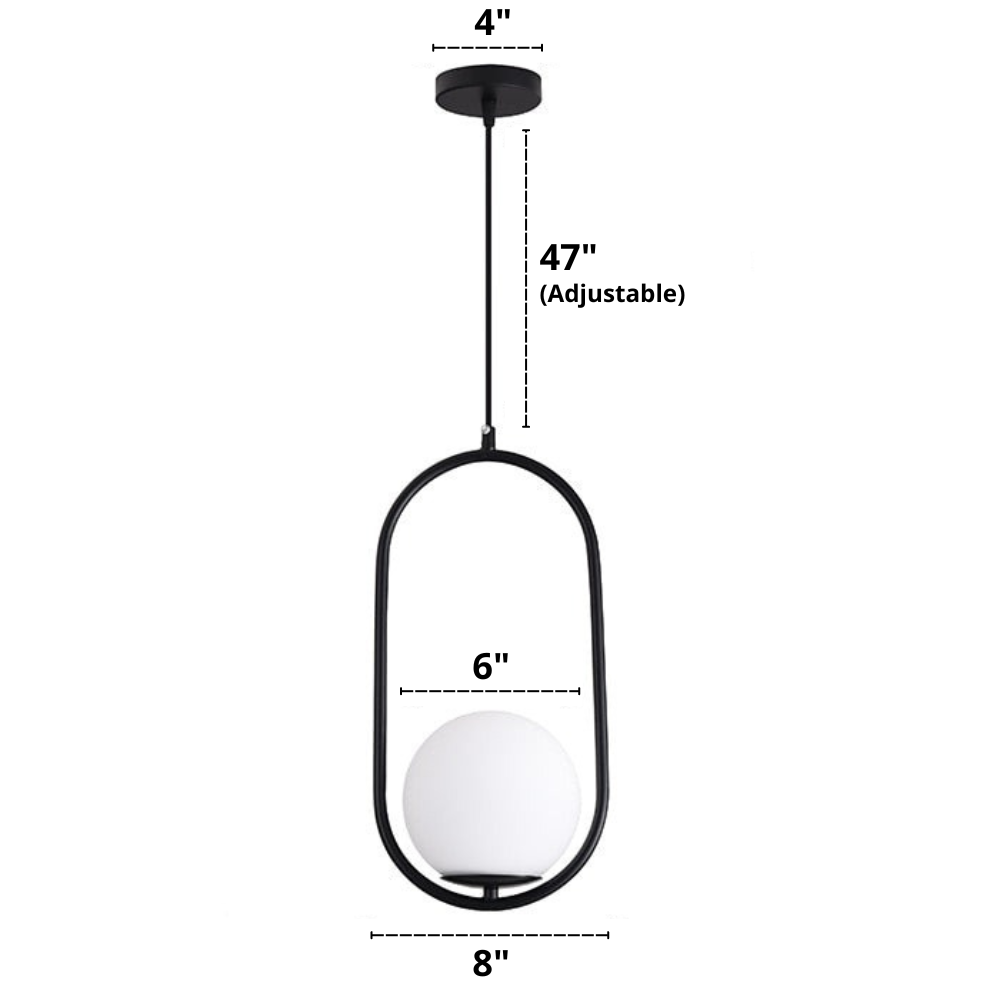 Nordic Glass Pendellampe Moderne Design 22