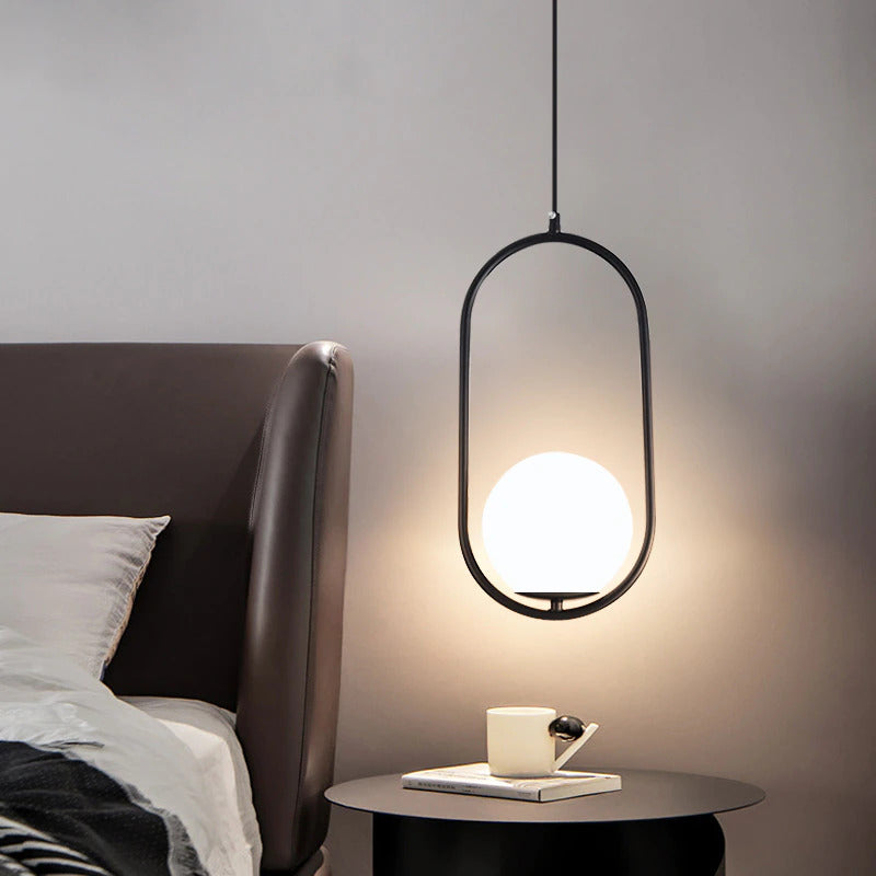 Nordic Glass Pendellampe Moderne Design 4