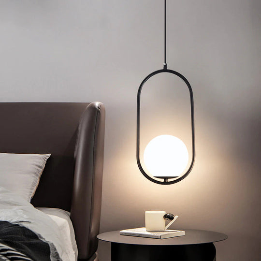 Nordic Glass Pendellampe Moderne Design 4