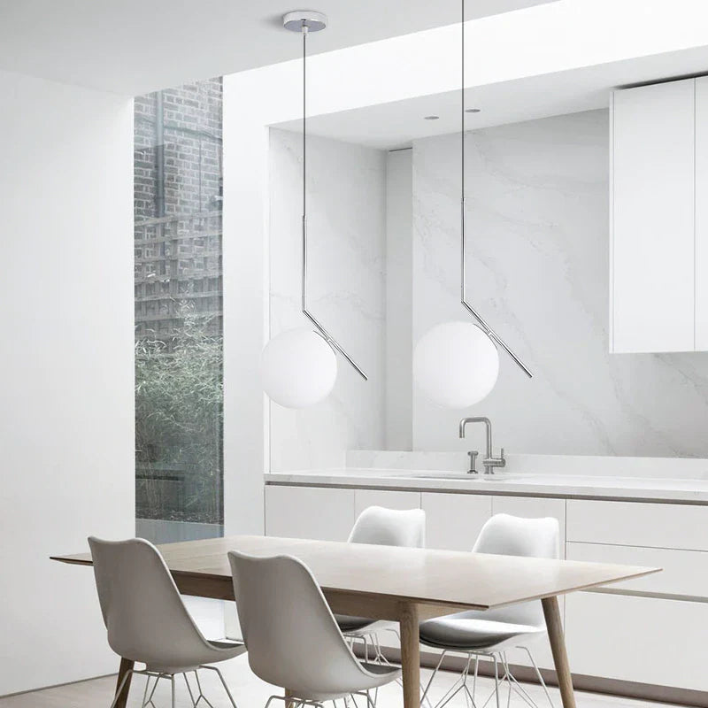 Nordic Glass Pendellampe Moderne Design 5