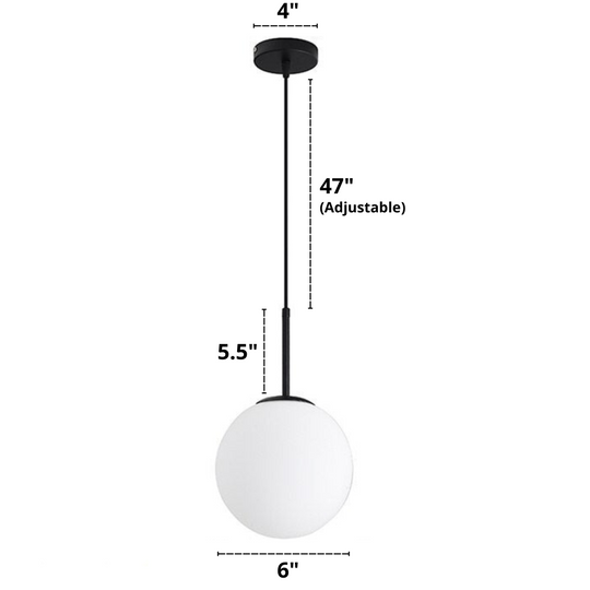 Nordic Glass Pendellampe Moderne Design 9