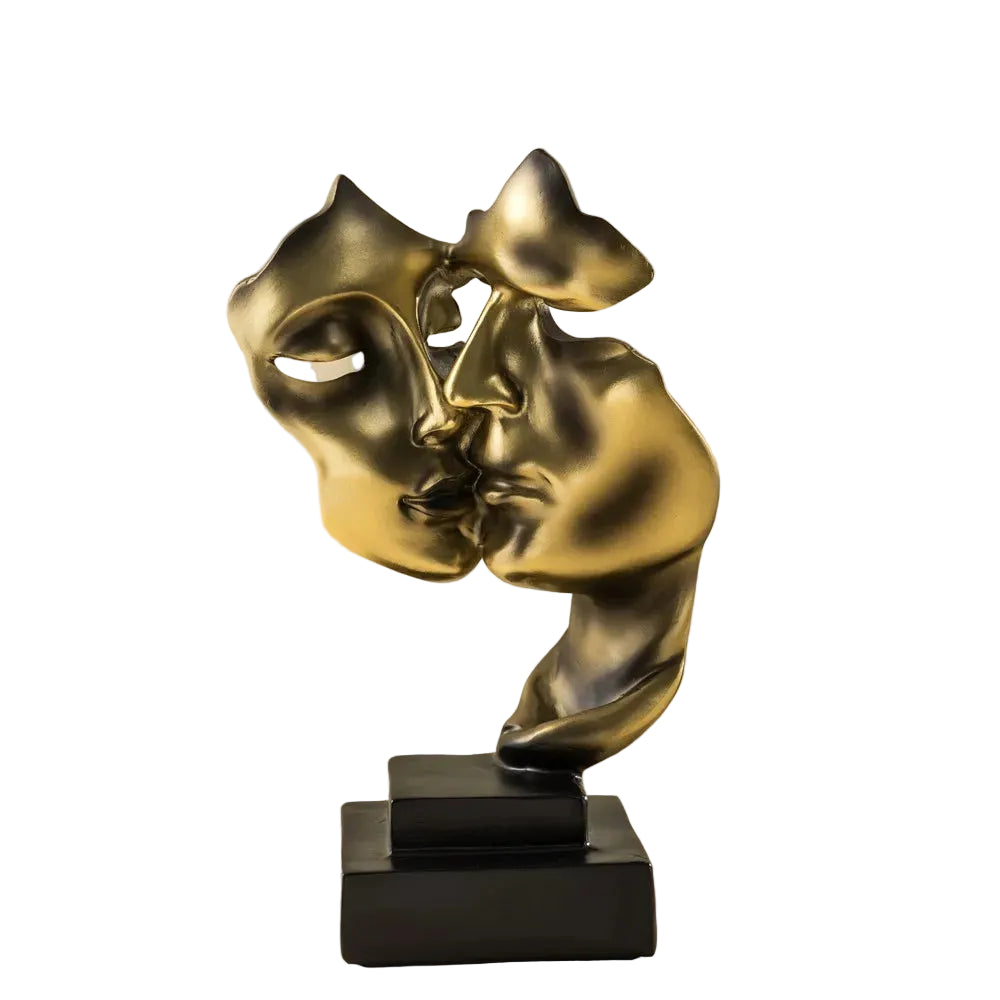 Nordic Mask Statue Abstrakt Design 0