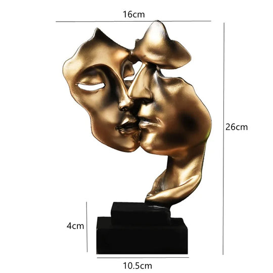 Nordic Mask Statue Abstrakt Design 5