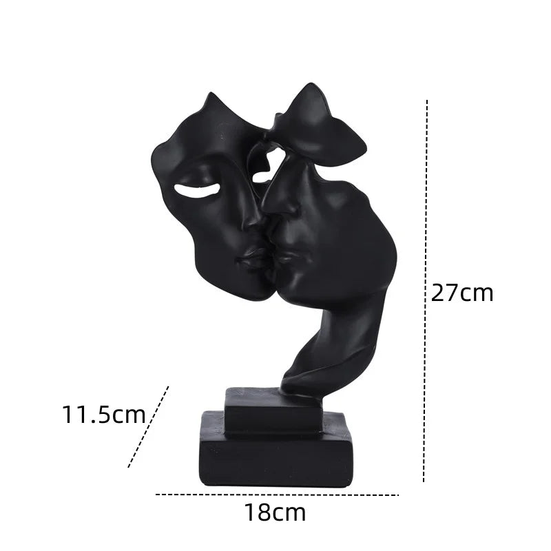 Nordic Mask Statue Abstrakt Design 6