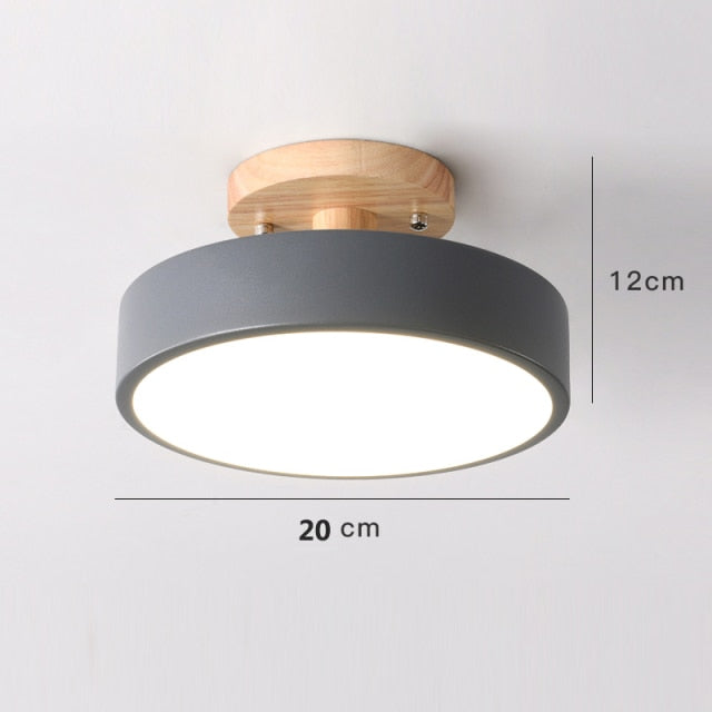 Nordisk LED Taklampe Fargerik Design 10
