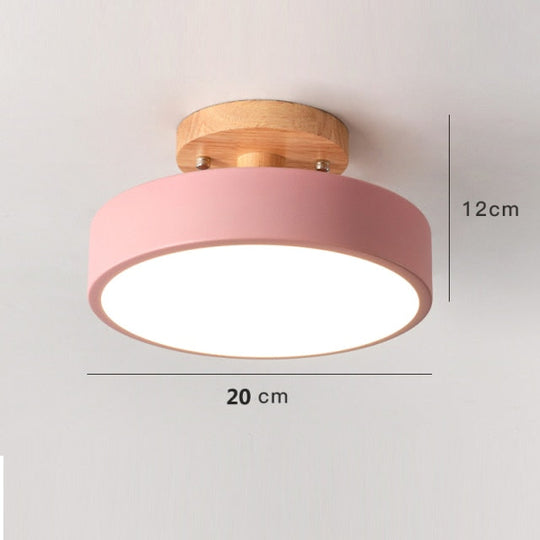 Nordisk LED Taklampe Fargerik Design 11