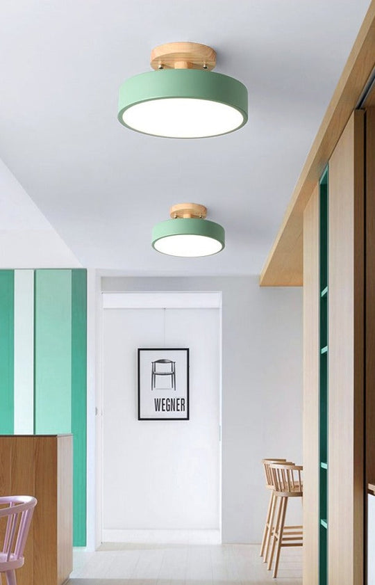 Nordisk LED Taklampe Fargerik Design 4