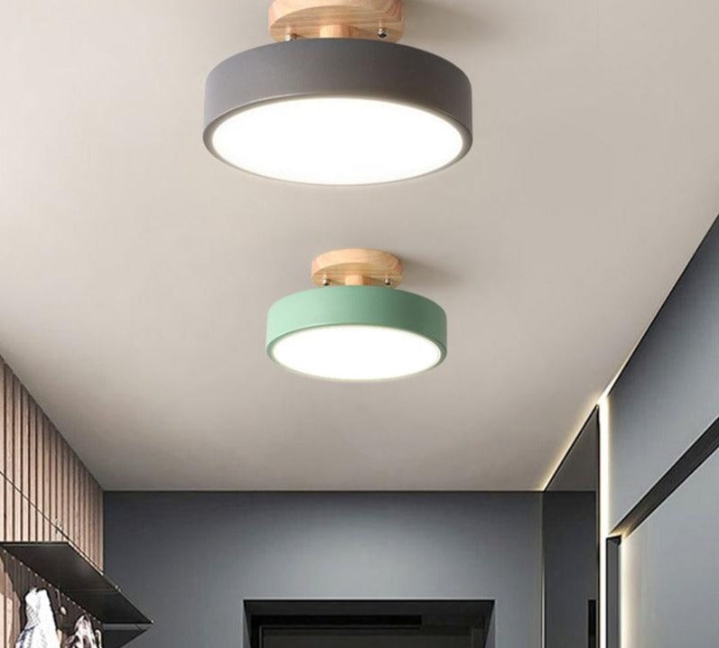 Nordisk LED Taklampe Fargerik Design 7