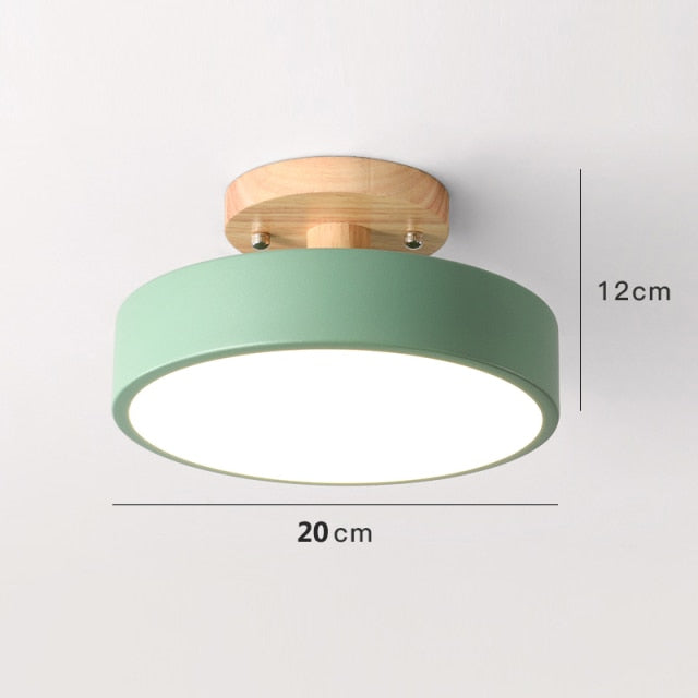 Nordisk LED Taklampe Fargerik Design 9