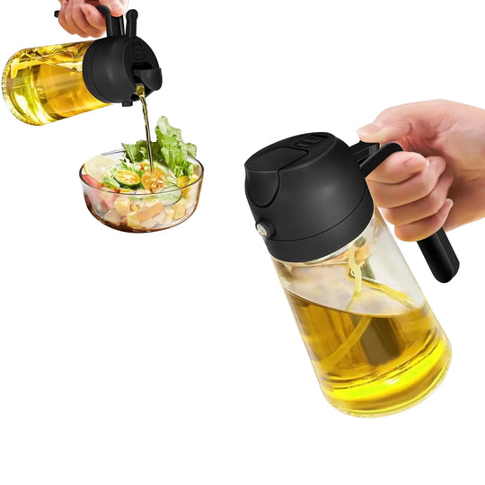 Olivenoljespray 2-i-1 med Glassflaske 0