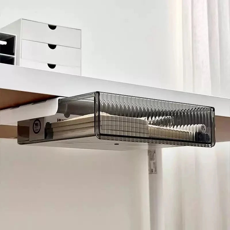 Oppbevaringsboks med uttrekkbar skuff og plassbesparende design 1