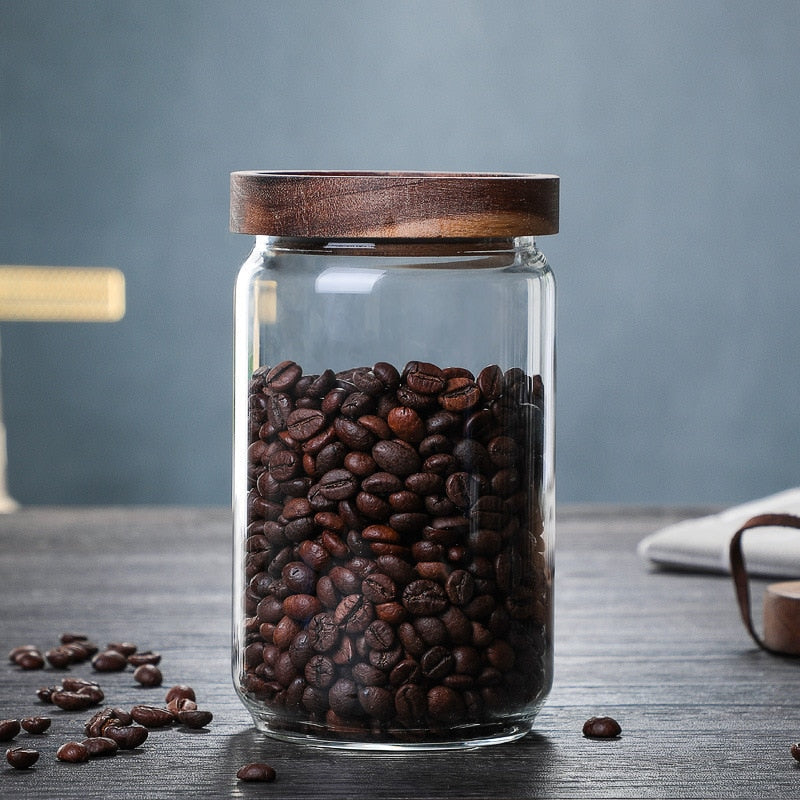 Oppbevaringskrukke for Kaffe og Korn - Lufttett Design 2
