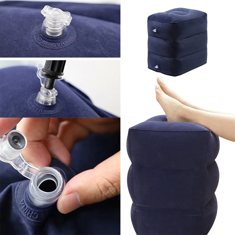 Oppblåsbar Fotstøttepute Justerbar Høyde 1