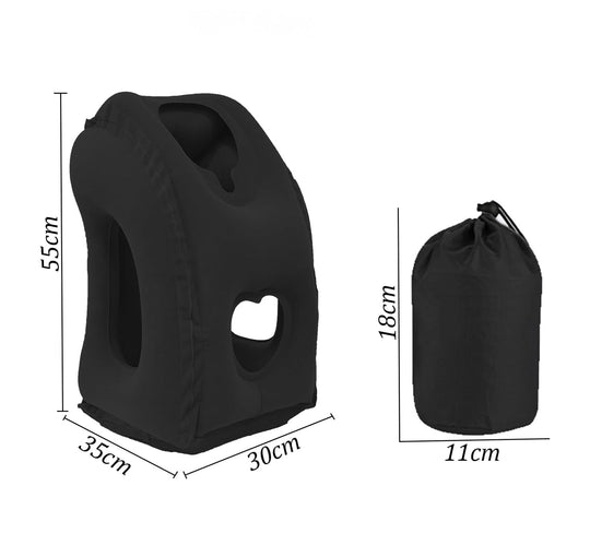 Oppblåsbar Reisepute for Hodestøtte Kompakt Design 2