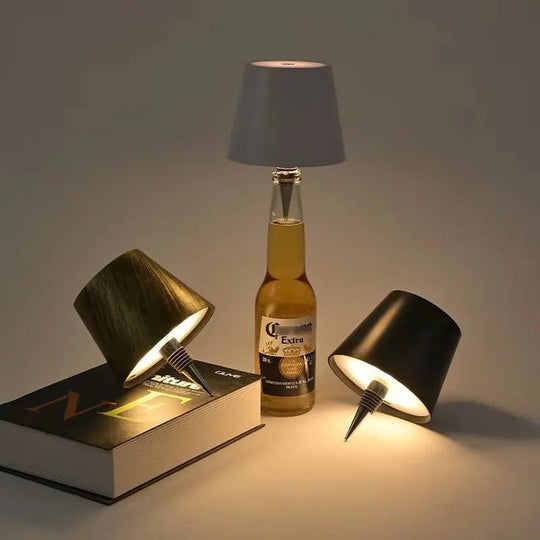 Oppladbar Bordlampe Dimbar med 3 Lysmoduser til Soverommet 2