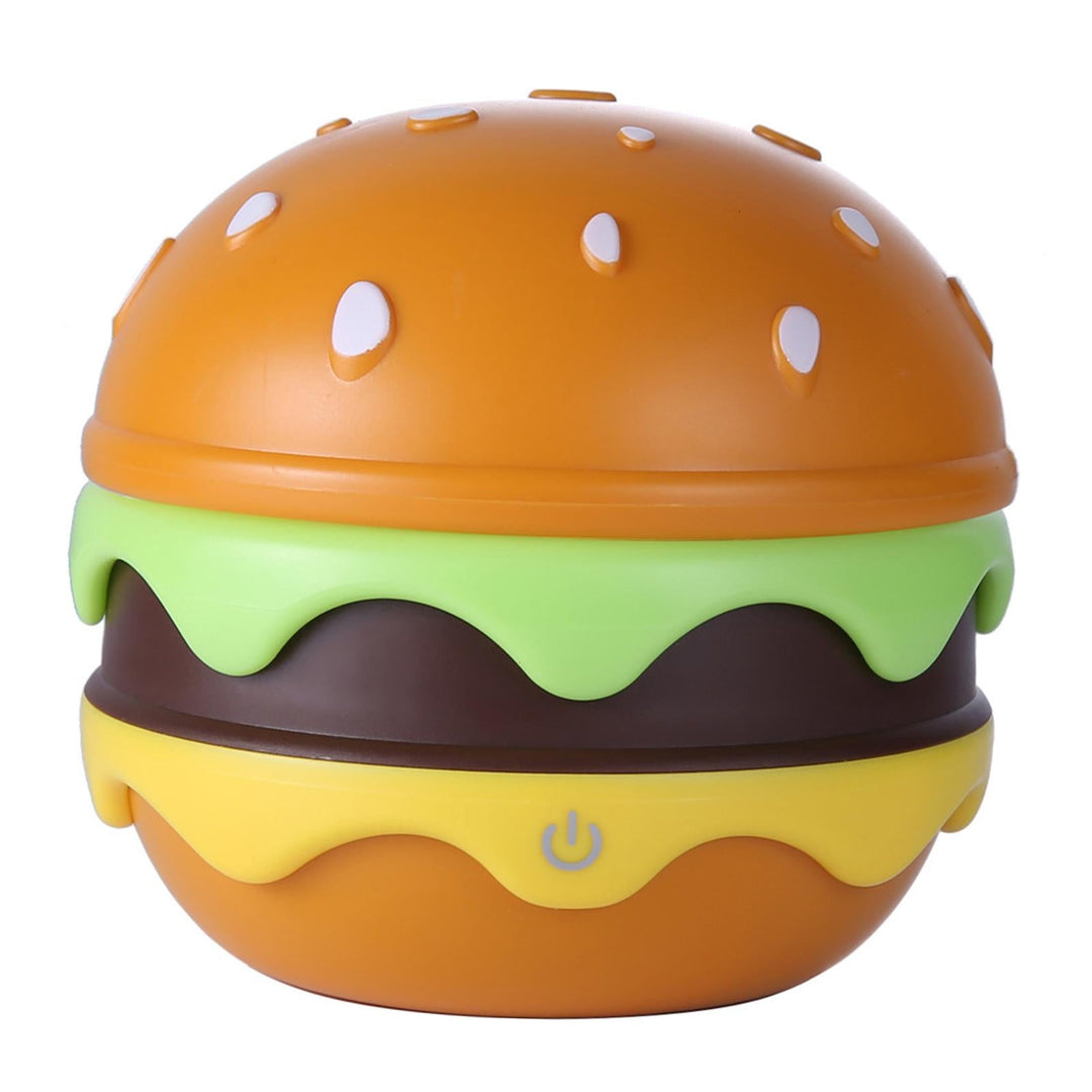 Oppladbar Bordlampe Med Hamburgerdesign, Justerbar Belysning for Moderne Innredning 5