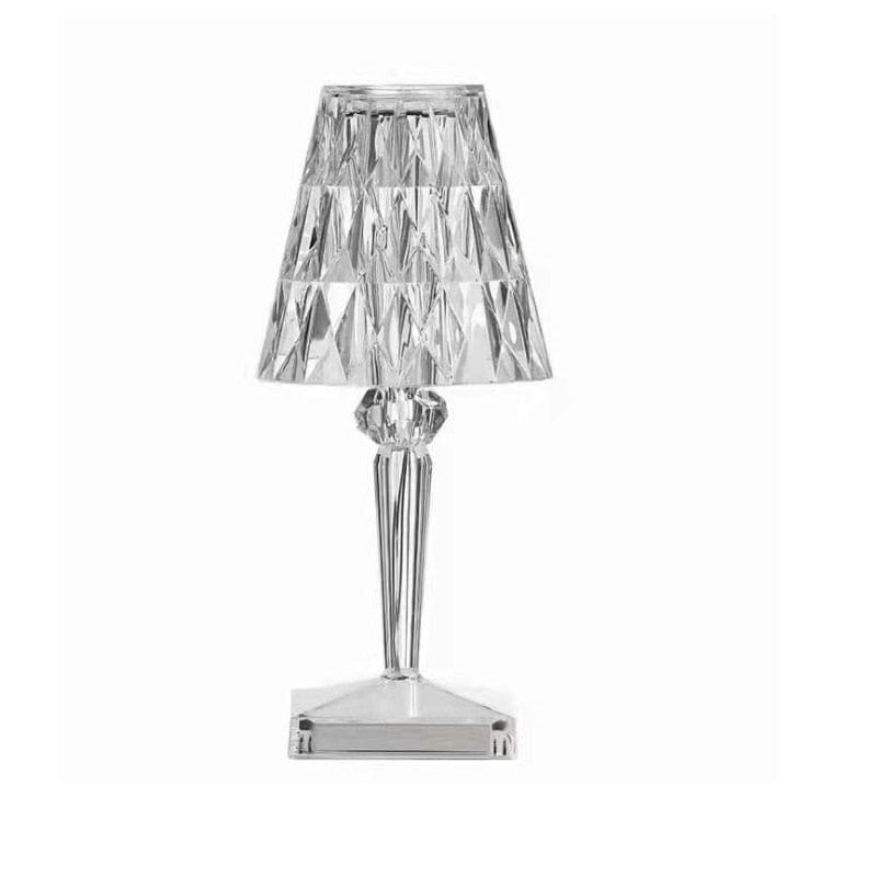Oppladbar Bordlampe med Diamant-inspirert Design for Soverommet 9