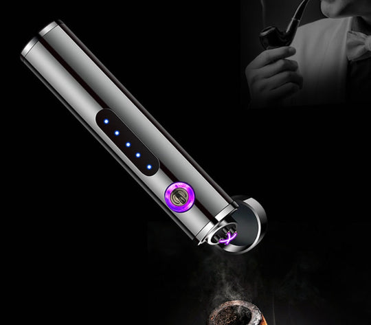 Oppladbar Elektrisk Lighter Kompakt Vindresistent 3