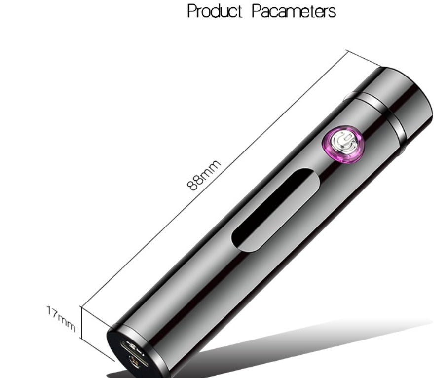 Oppladbar Elektrisk Lighter Kompakt Vindresistent 5