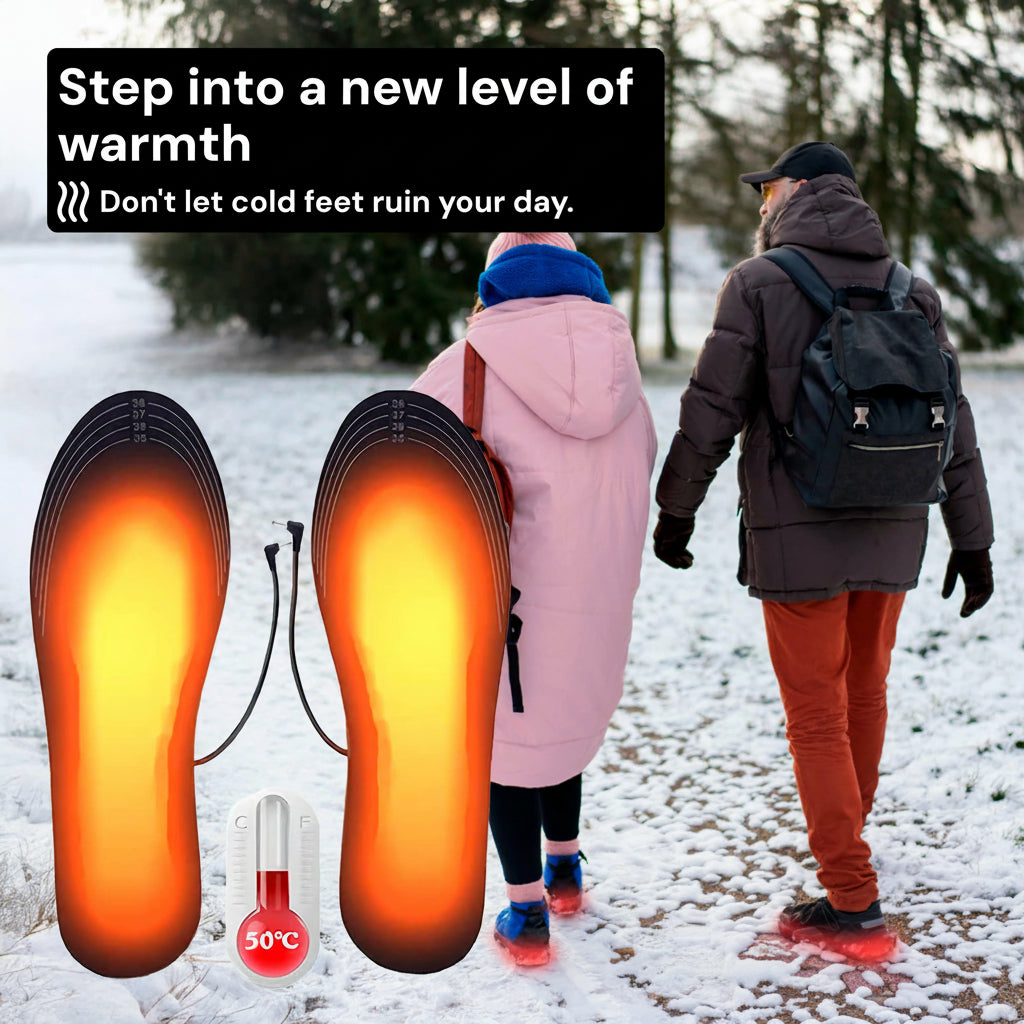Oppladbare Innleggssåler for Vinterbruk 2