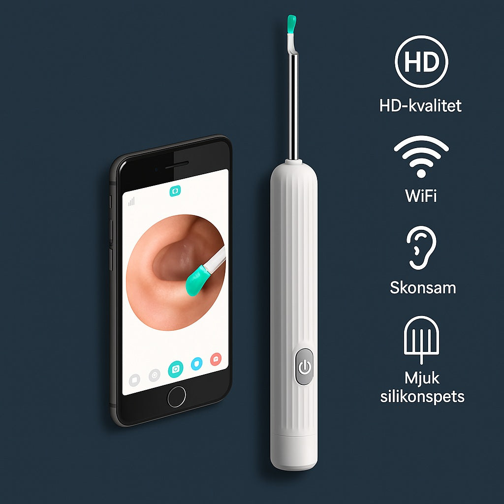 Øre Rengjøringsverktøy med HD Kamera 1