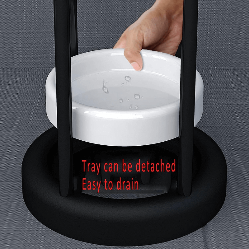 Paraplyholder Frittstående Metallstativ Moderne Design 3