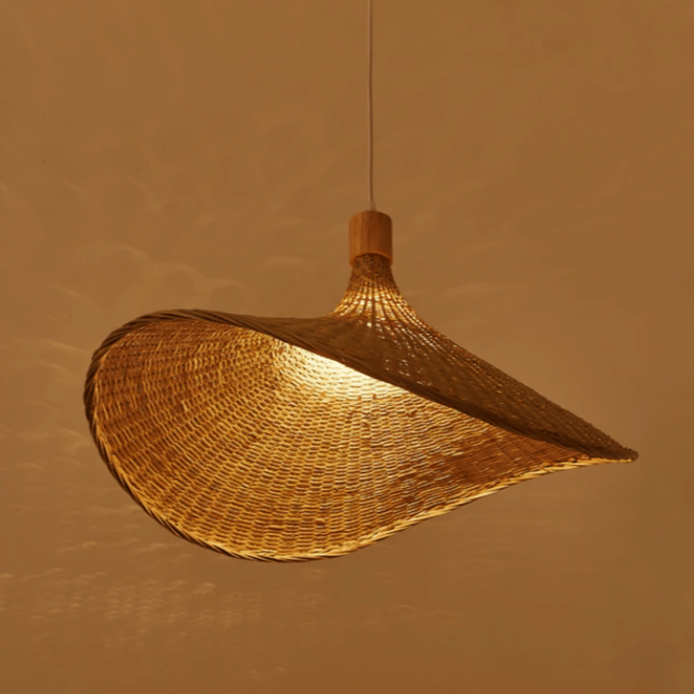 Pendellampe i Rattan for Stue og Spiserom 1