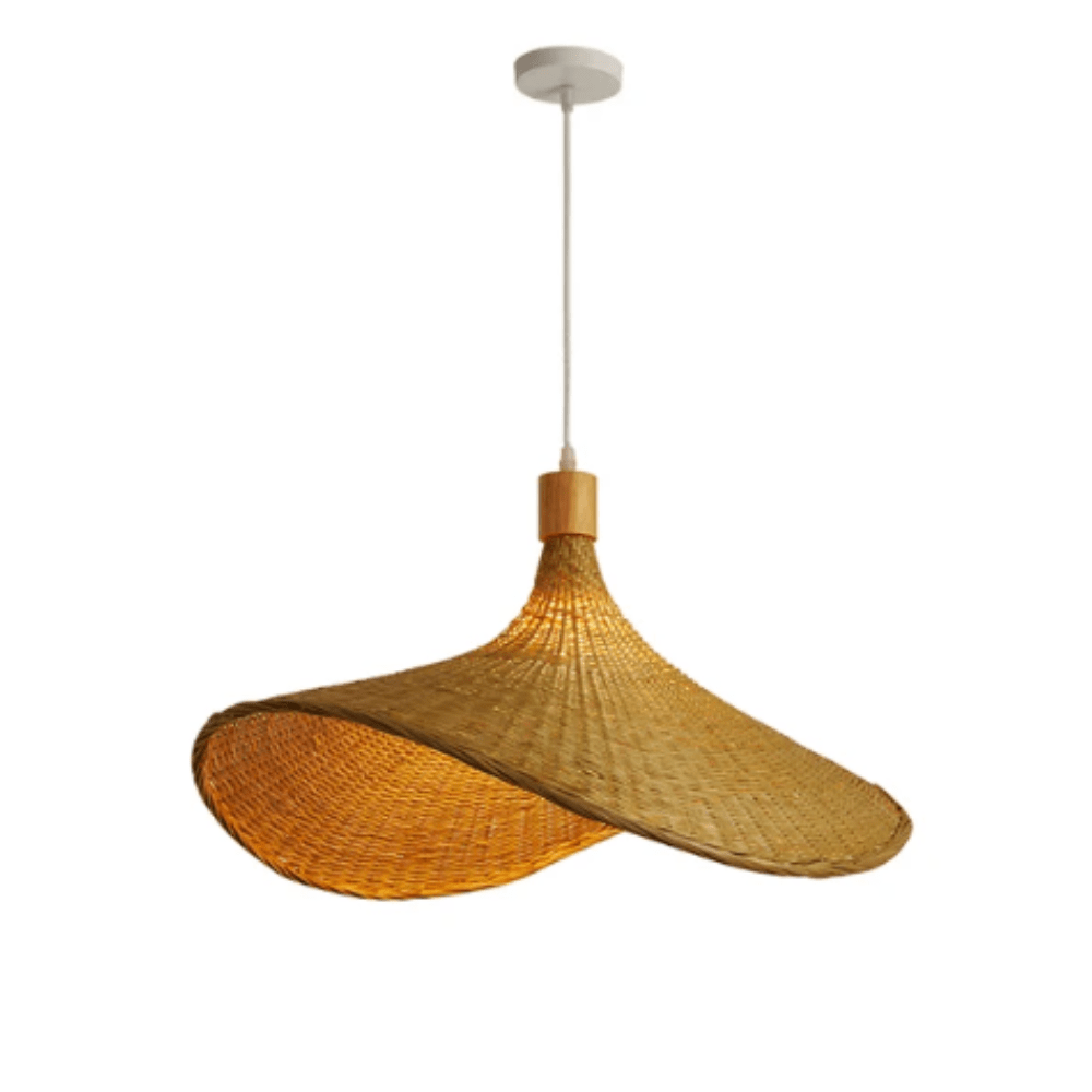 Pendellampe i Rattan for Stue og Spiserom 3