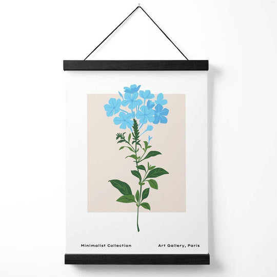 Plakat med Blå Forglem-Meg-Ikke Blomsterdesign 0