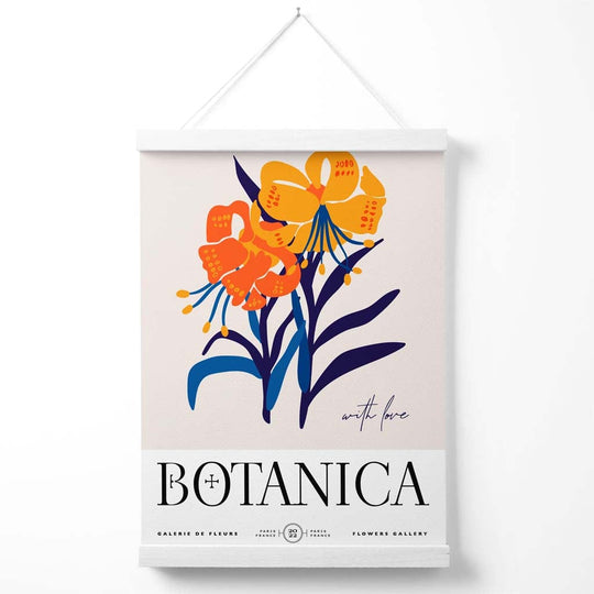 Plakat med Blomsterdesign for Utstilling 2