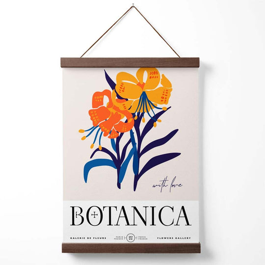 Plakat med Blomsterdesign for Utstilling 4