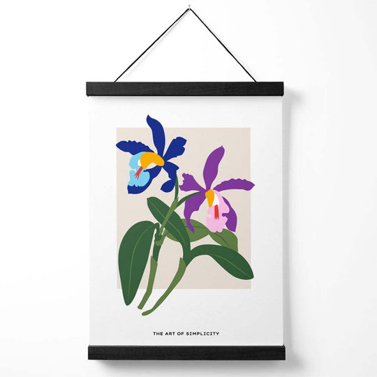 Plakat med Iris Blomsterdesign 0