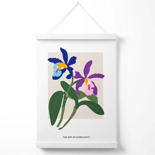 Plakat med Iris Blomsterdesign 2