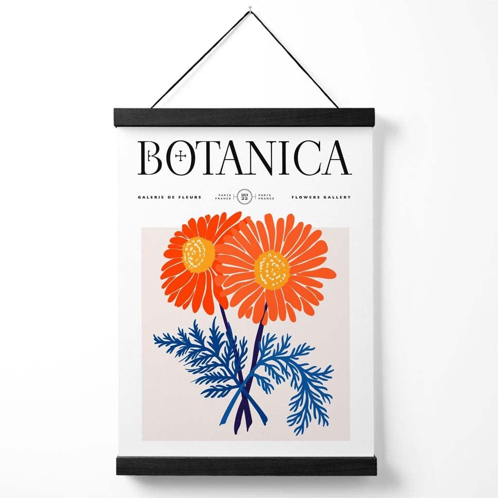 Plakat med Krysantemummønster for Blomsterutstilling 0