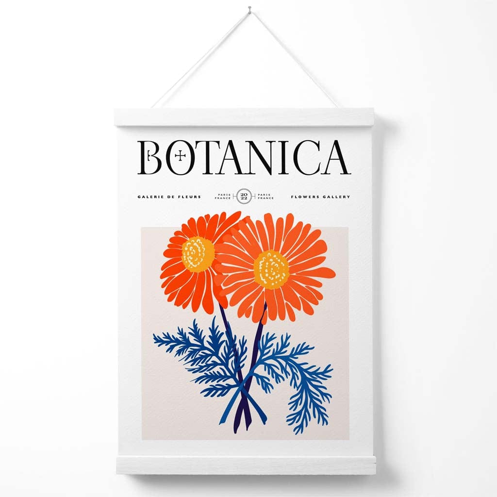 Plakat med Krysantemummønster for Blomsterutstilling 2