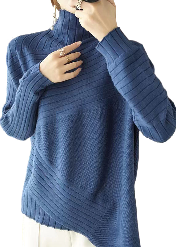 Plus Size Gensere Asymmetrisk Design 0