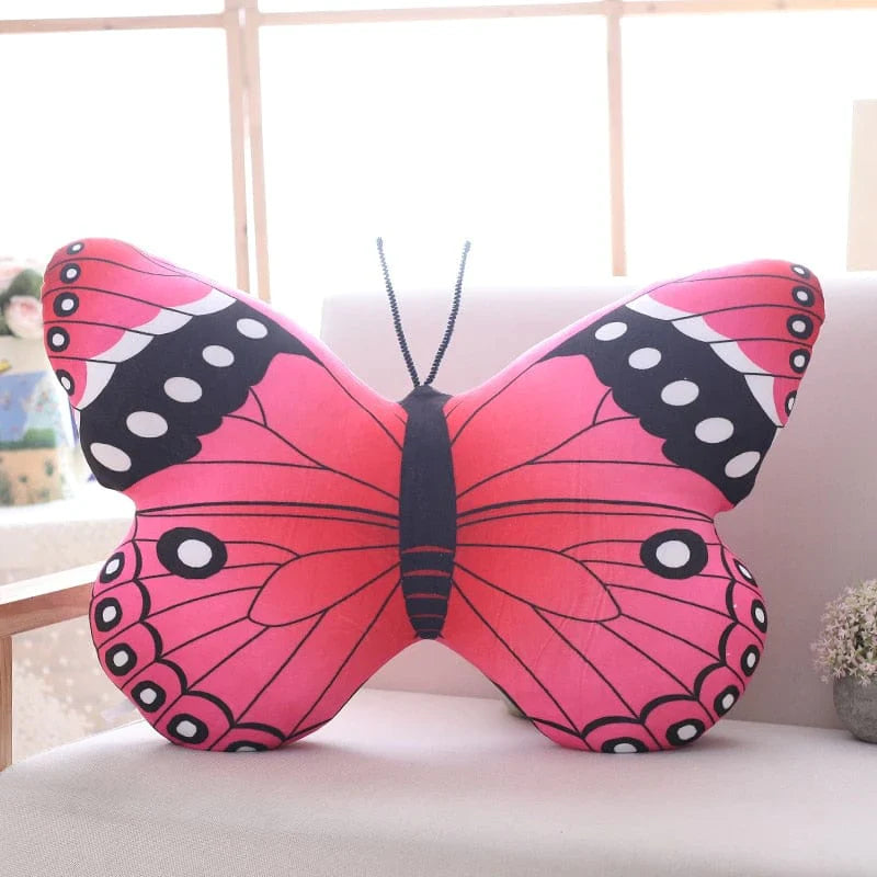 Plysjpute med Livlig Sommerfugldesign 3