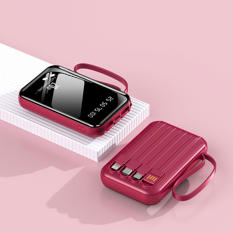 Powerbank 20000mAh med Digitalt Display og Flere Tilkoblinger Nødlader 3