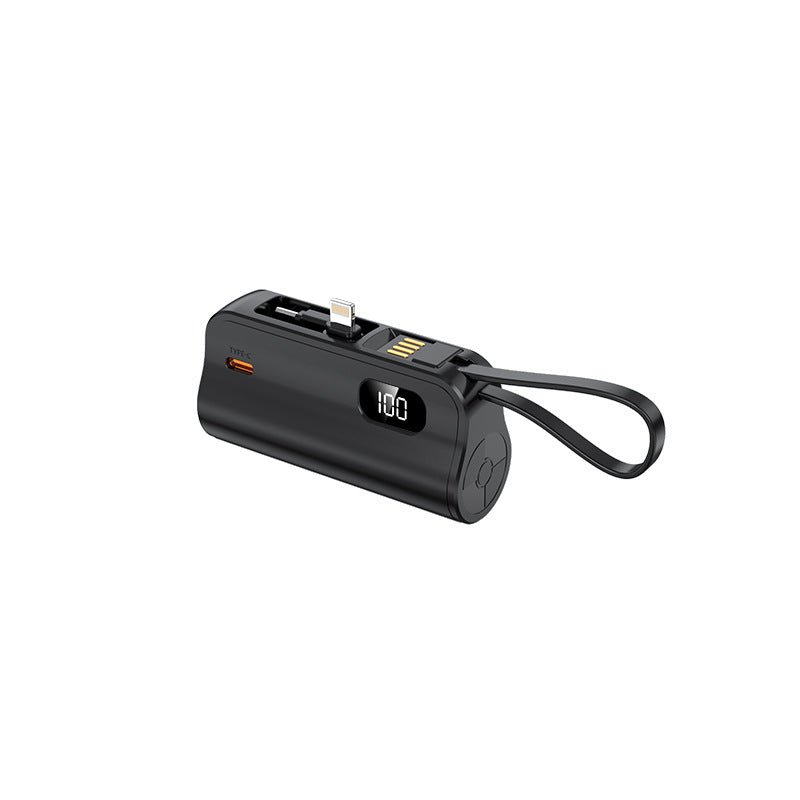 Powerbank 20000mAh med Integrerte Kabler og LED-Display Nødlader for Mobiltelefoner og Nettbrett 2