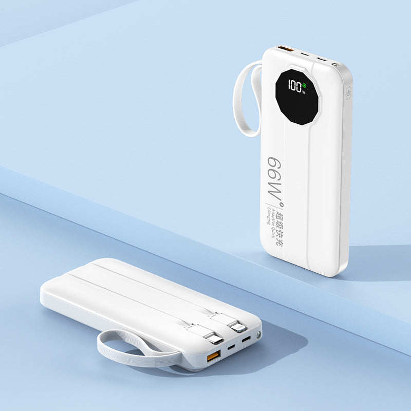 Powerbank med digitalt ladedisplay og høy ytelse 0