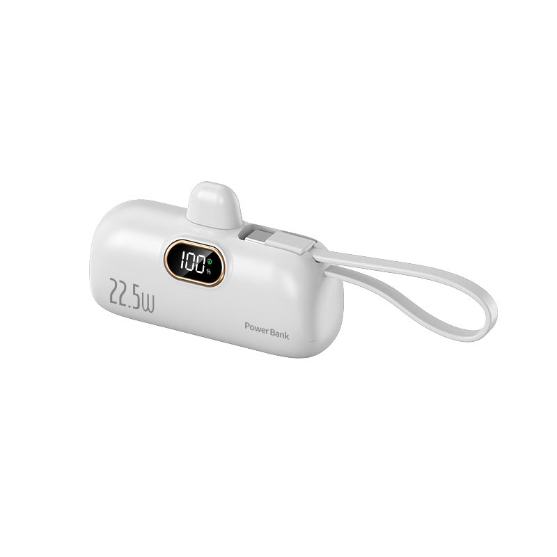 Powerbank med integrert ladekabel og rask lading 1