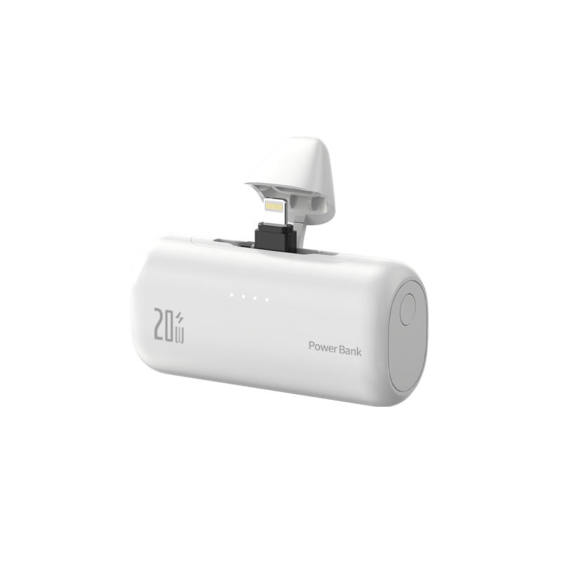 Powerbank med integrert ladeport og LED-indikator for rask lading 0
