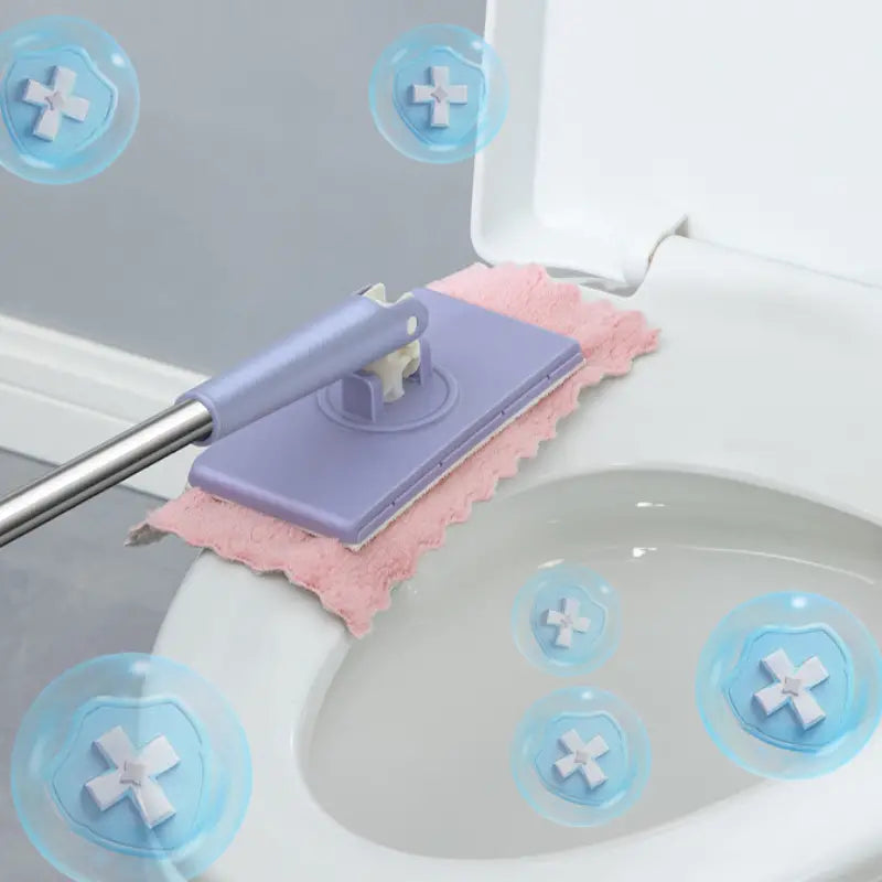 Praktisk Rengjøringsmopp med 360° Rotasjon 2