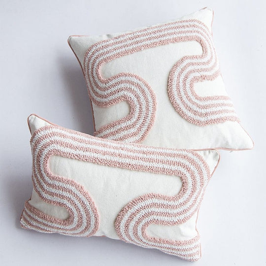 Pute med Abstrakt Loop-tufting 5