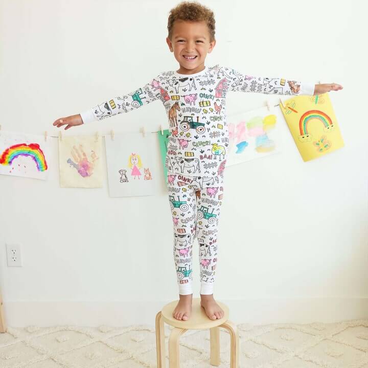 Pyjama Enfant Créatif Interactif Personnalisable 3